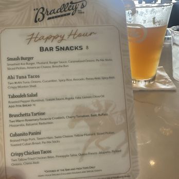 ER Bradley's Saloon - Happy hour menu with a cold draft blue moon - American Near Me - West Palm Beach, Florida ER Bradley's Saloon - Happy hour menu with a cold draft blue moon - American Near Me - West Palm Beach, Florida