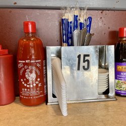 Pho An Hoa - Sauces & Utensils