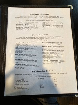 Menu photo 1 Odie's Bar & Grill Ely, IA