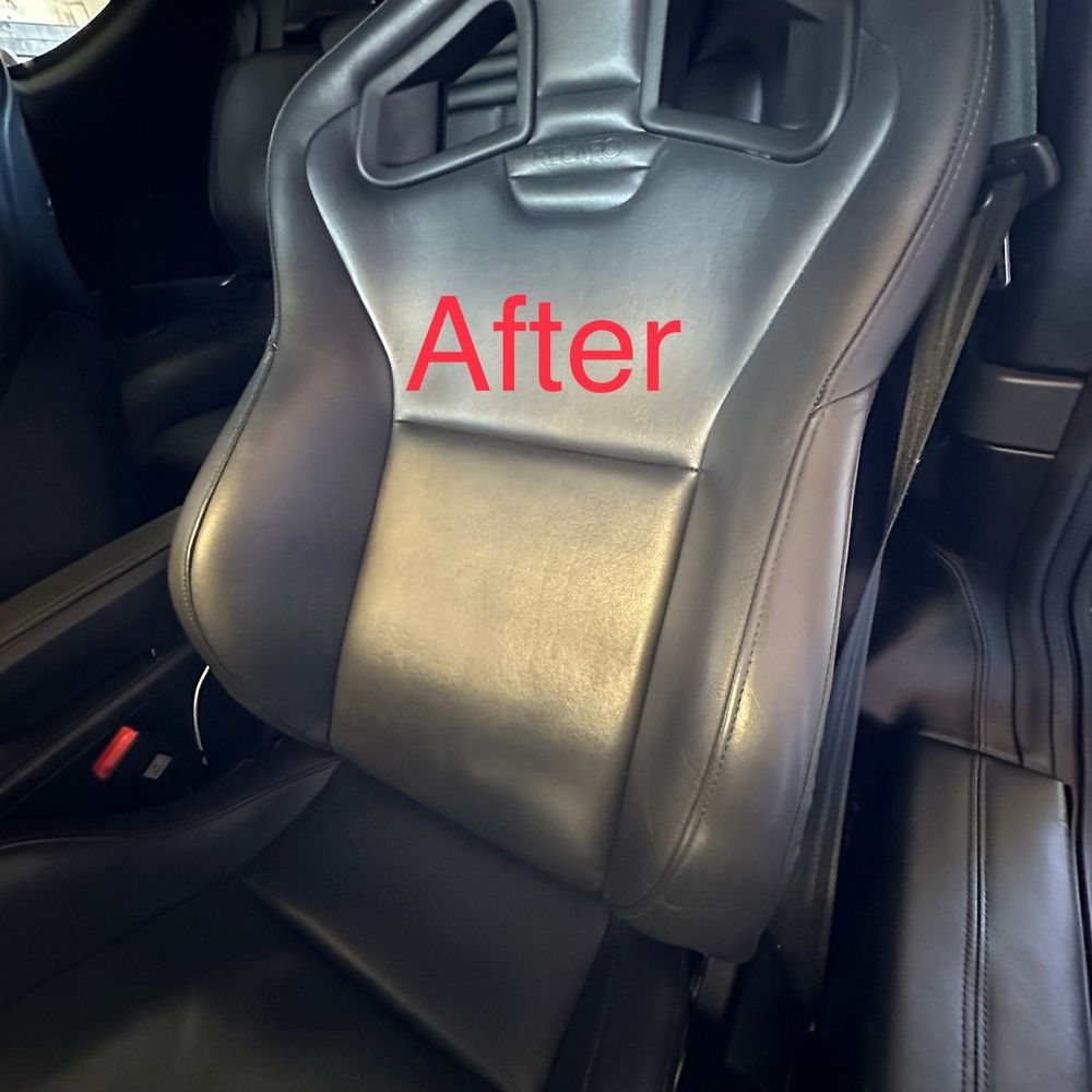 LA Leather Repair - After repair, in direct light. - Furniture Repair Near Me