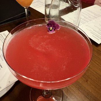 58 Degrees & Holding - Mars cocktail - New American Near Me - Sacramento, California
