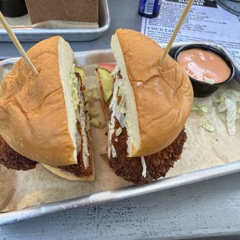 Butcher Burger - Crispy chx ( very crispy and crunchy) - Burgers Near Me - Portland, Maine