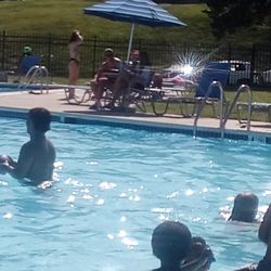 Fox Pool Management - Lifeguard on there phone having a complete conversation with the guy and not watching