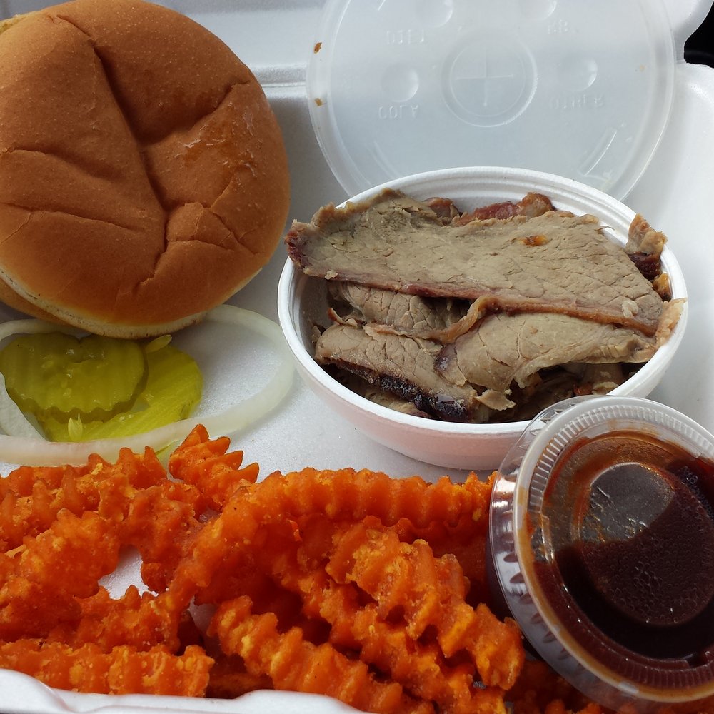 my unseasoned brisquet combo with pencil sweet potato fries and hard bun my unseasoned brisquet combo with pencil sweet potato fries and hard bun