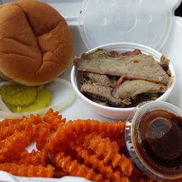 my unseasoned brisquet combo with pencil sweet potato fries and hard bun my unseasoned brisquet combo with pencil sweet potato fries and hard bun
