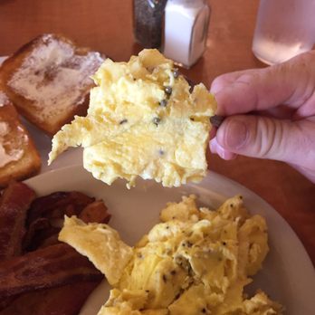 Luby's - Globs of chunky eggs. - Cafeteria Near Me - Stafford, Texas