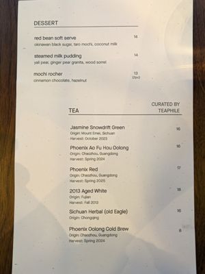 Menu photo 1 The Happy Crane San Francisco, CA