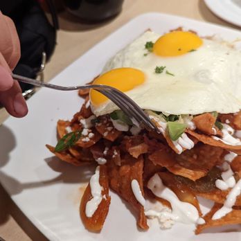 New Taraval Cafe - chilaquiles!! Very good!! Reminded us of Mexico! - Breakfast & Brunch Near Me - San Francisco, California