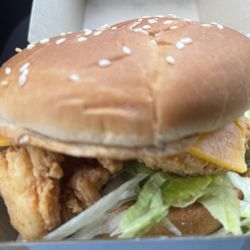 Arby’s - Chicken Ranch sandwich made with 3 chicken nuggets