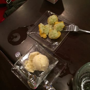 Bangkok St - Coconut ice cream and jack fruit with sticky rice - Thai Near Me - Cincinnati, Ohio