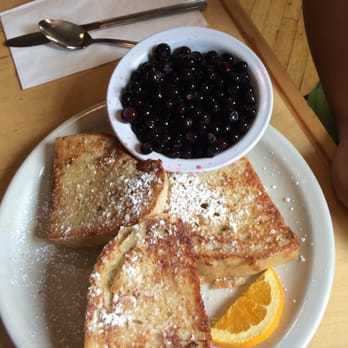 Loula's Cafe - French toast with a side of fresh hucks. - Breakfast & Brunch Near Me - Whitefish, Montana Loula's Cafe - French toast with a side of fresh hucks. - Breakfast & Brunch Near Me - Whitefish, Montana