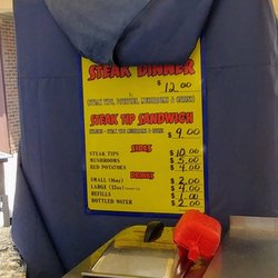 International Bar-B-Q Festival - The menu at Big Horn Beef