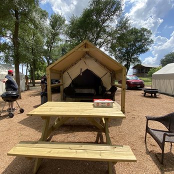 Son's Blue River Camp - Spacing of tents was great - Rafting/Kayaking Near Me - Kingsbury, Texas Son's Blue River Camp - Spacing of tents was great - Rafting/Kayaking Near Me - Kingsbury, Texas