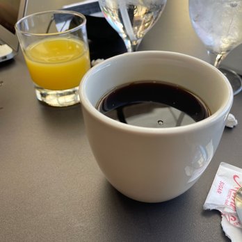 Mimi's Cafe - Black coffee and a small orange juice - Breakfast & Brunch Near Me - Modesto, California