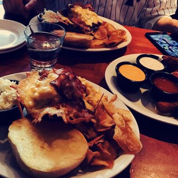 Boston Burger - Somerville - Fried cheese and Mac n cheese burger with bacon and baked chips on the side - Burgers Near Me - Somerville, Massachusetts Boston Burger - Somerville - Fried cheese and Mac n cheese burger with bacon and baked chips on the side - Burgers Near Me - Somerville, Massachusetts