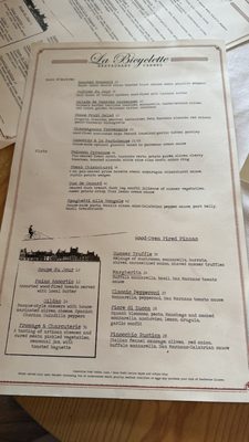 Menu photo 1 La Bicyclette Carmel, CA Menu photo 1 La Bicyclette Carmel, CA