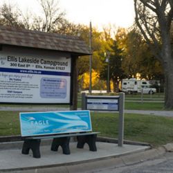 Ellis Lakeside Campground - Entrance