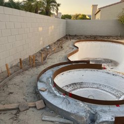 Desert Sunrise Pools - There's nothing like starting from scratch for a renewed pool area.