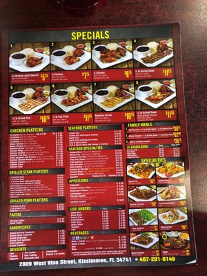 Menu photo 1 La Granja Kissimmee, FL Menu photo 1 La Granja Kissimmee, FL