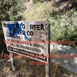 Hot Springs Canyon Trailhead
