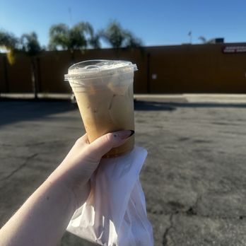 Tacitas Coffee - Amorcita iced with cream top added - Coffee & Tea Near Me - Diamond Bar, California Tacitas Coffee - Amorcita iced with cream top added - Coffee & Tea Near Me - Diamond Bar, California