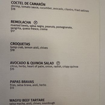 Maestro - Menu - Latin American Near Me - Tulsa, Oklahoma