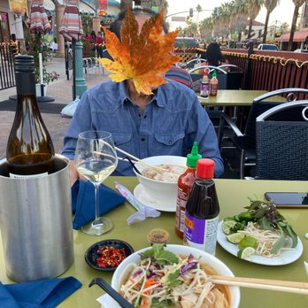 Fuzion Five - Tables outside on sidewalk. - Vietnamese Near Me - Palm Springs, California Fuzion Five - Tables outside on sidewalk. - Vietnamese Near Me - Palm Springs, California