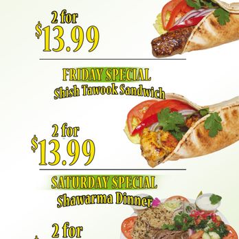 Liberty Shawarma - Daily Specials!! - Salad Near Me - Toronto, Ontario