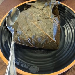 You'd be crazy to come here and not order the lotus leaf wrapped sticky rice. You'd be crazy to come here and not order the lotus leaf wrapped sticky rice.