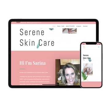 Salty Sea Website Design - Serene Skin Care - Web Design Near Me Salty Sea Website Design - Serene Skin Care - Web Design Near Me