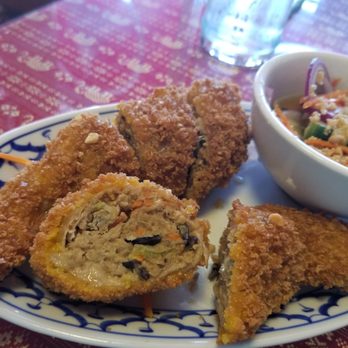 Cha Da Thai - Stuffed boneless chicken wings called Angel Wings! Delicious - Thai Near Me - Winston Salem, North Carolina