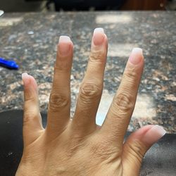 The length that I always get when I get my nails done works perfectly stays longer