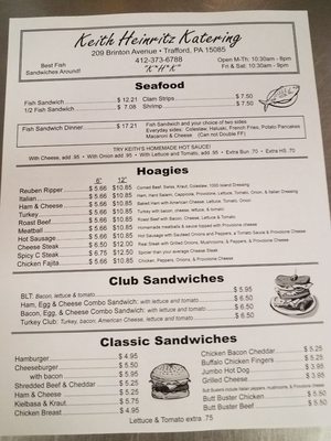 Menu photo 2 Keith Heinritz Katering Trafford, PA Menu photo 2 Keith Heinritz Katering Trafford, PA