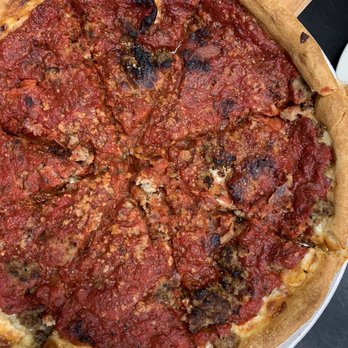 Dobro's Restaurant - Meat lovers deep dish pizza - Italian Near Me - Deland, Florida