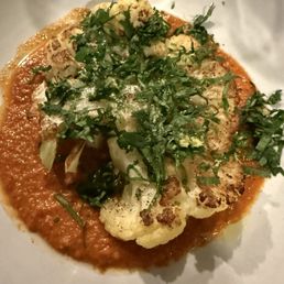 Cauliflower steak. Fine. Meh.