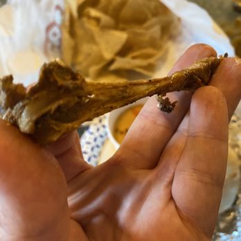 Torchy's Tacos - Oh wait... here's the meat!! Look at the elasticity!!! Amazing! - Tex-Mex Near Me - Memphis, Tennessee