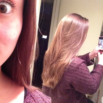 iHair Salon - I wish I had gotten a better "before" shot to prove how wonderfully Heart transformed my hair! - Hair Salons Near Me - Vienna, Virginia