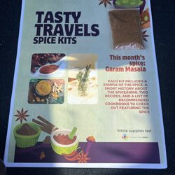 St Louis County Library - Cliff Cave Branch - Free spice with info and recipe. So cool!