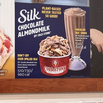 Cold Stone Creamery - Vegan, non-dairy chocolate almond milk ice cream is here!!! - Ice Cream & Frozen Yogurt Near Me - Folsom, California