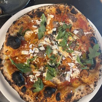 Esther's Kitchen - Lamb sausage pizza - Italian Near Me - Las Vegas, Nevada