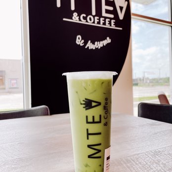 M Tea & Coffee - thai green tea - Bubble Tea Near Me - Cypress, Texas