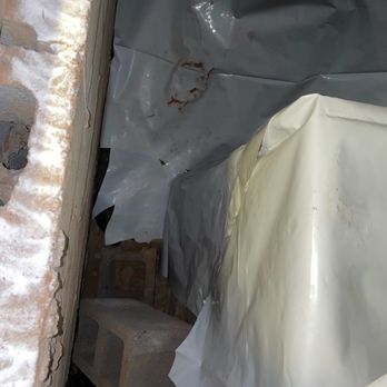 Crawlspace Medic of Atlanta - Lazy. Didn't move two cinder blocks, instead, sloppy cut and left my dirt exposed. What's the point of vapor barrier? - Home Inspectors Near Me - Roswell, Georgia