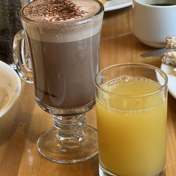 The Fullerton Hotel Sydney - Hot chocolate and orange juice - Hotels Near Me - Sydney, NSW
