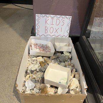 Hilltop Gem & Mineral - We enjoyed digging through this rock and mineral box. - Home Decor Near Me - Ashland, Oregon Hilltop Gem & Mineral - We enjoyed digging through this rock and mineral box. - Home Decor Near Me - Ashland, Oregon