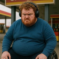 CaseOh's Gas Station - A mad fat man