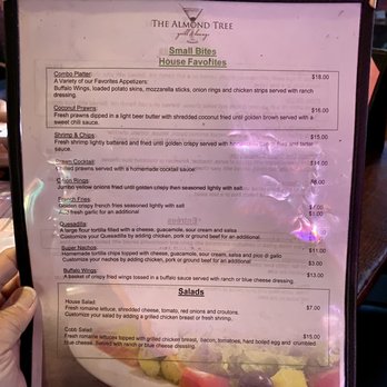 Almond Tree Lounge - 11.09.22 Small Bites and Salads - Dive Bars Near Me - Roseville, California