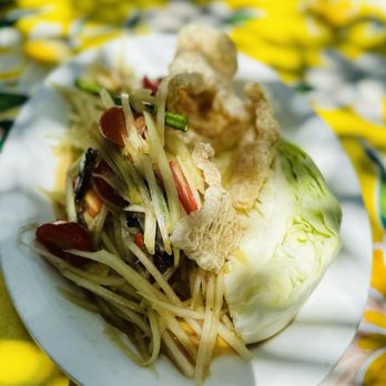 Glai Baan - Som Tum Pla Ra (salted crab papaya salad) - Thai Near Me - Phoenix, Arizona
