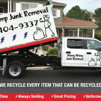 Skinny Wimp Junk Removal - We always recycle everything we can - Junk Removal & Hauling Near Me - Simi Valley, California Skinny Wimp Junk Removal - We always recycle everything we can - Junk Removal & Hauling Near Me - Simi Valley, California