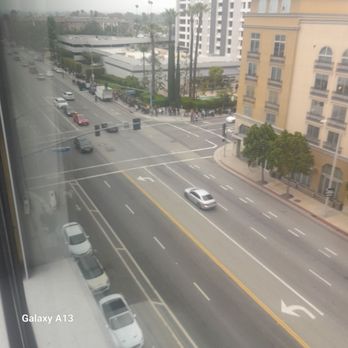 Hampton Inn Riverside Downtown - My view was awesome.  Look at the line for the Anime convention. ( Zoom in) - Hotels Near Me - Riverside, California