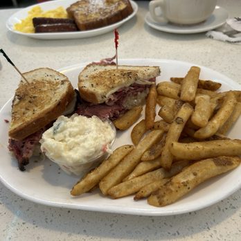 Lester's Diner - Rachael sandwich with French fries. And potato salad - Diners Near Me - Fort Lauderdale, Florida Lester's Diner - Rachael sandwich with French fries. And potato salad - Diners Near Me - Fort Lauderdale, Florida